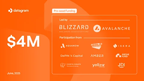 Blizzard the Avalanche Fund Leads Datagram’s $4M Pre-Seed Round to Become DePIN Baselayer.png