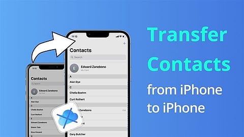 transfer contacts to new iphone