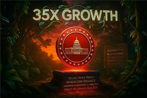 Solana News—MAGACOIN FINANCE Adoption Grows, Analysts See 35x Upside With DOT