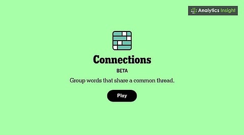 NYT Connections Hints
