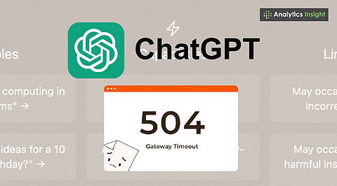 How to Fix ChatGPT Error 504: Request Timed Out
