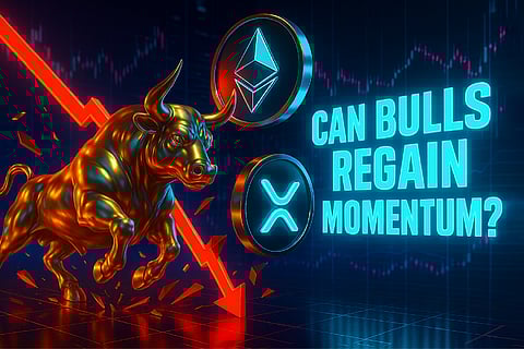Ethereum & XRP Price Prediction — Can Bulls Regain Momentum After 15% Weekly Drop?