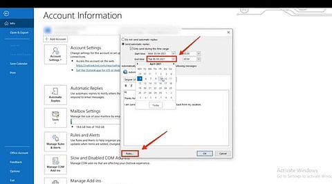 How to Set Up Out-of-Office in Outlook