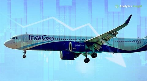 IndiGo Shares Slip Over 2% After Widespread Flight Disruptions