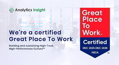 Analytics Insight Awarded 2025 Great Place To Work® Certification, Celebrating its People-First Culture