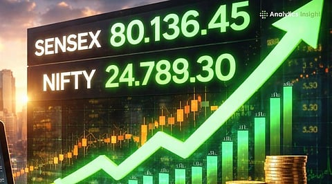 Stock Market Outlook Today: Nifty Near 24,800, Sensex Above 80,000; Key Sectors in Focus