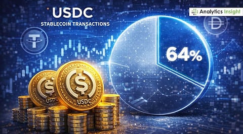 USDC Leads Stablecoin Transactions, Captures 64% of Adjusted Volume in 2026