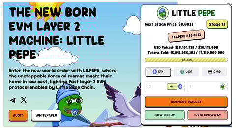 Little Pepe Presale Hits $28M Milestone, Fueling Hype Across the Crypto Community