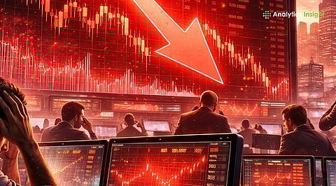 Stock Market Today: Sensex Falls 641 Points to 73,464, Nifty Slips to 22,772, Kalyan Jewellers Rises 3%