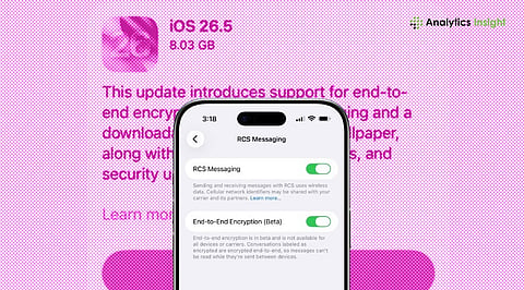 Apple iOS 26.5 Rolls Out RCS Encryption, Suggested Ads, & Pride Wallpaper