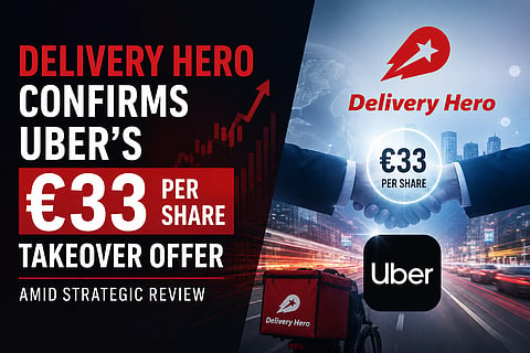 Delivery Hero Confirms Uber’s €33 Per Share Takeover Offer Amid Strategic Review