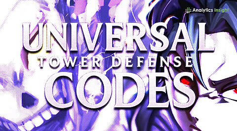 Universal Tower Defense X Codes for May 2026