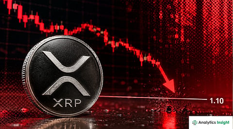 XRP News Today: XRP Falls 8% as Crypto Market Sell-Off Pushes Token Toward Key $1.10 Support