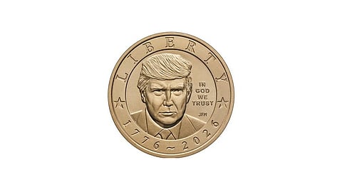Trump’s face debuts on US currency, $1 coins run ‘out of stock’ within hours.