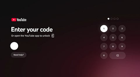 YouTube Adds 4-Digit PIN Lock for Profiles on TV App