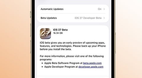 iPhone Users Puzzled as iOS 27 Update Shows Up as iOS 26.7