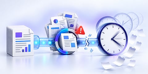 Enterprise PDF workflow disrupted by background process errors