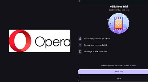 Opera Adds Free 3GB eSIM for 3 Days Across 47 Destinations