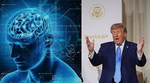 US Justice Dept tells staff to call AI 'super intelligence' under Trump order.