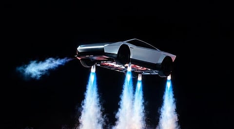 The Tesla Roadster flew, drove upside down, and hit 60mph in under a second