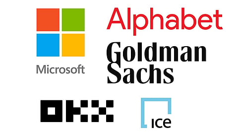 Microsoft, Alphabet and Goldman Sachs join objections to OKX-ICE tokenized stock trading.