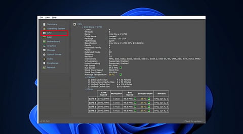 How to check the temperature of your PC's CPU.
