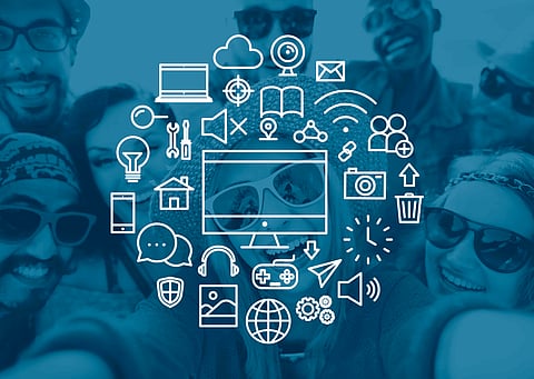 Communication Computer Functions Connection Concept