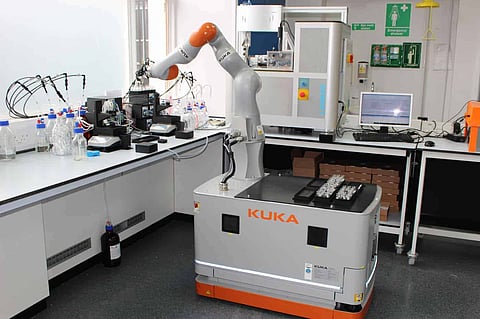 Mobile Robots Propel Research with Automated Robotic Lab Assistants