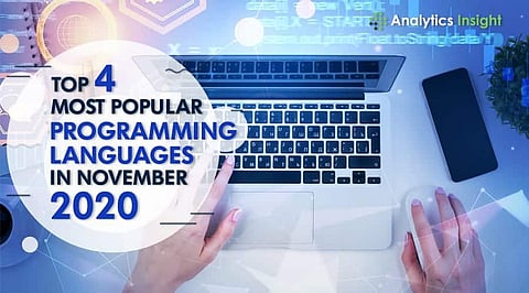 Top 4 Most Popular Programming Languages in November 2020