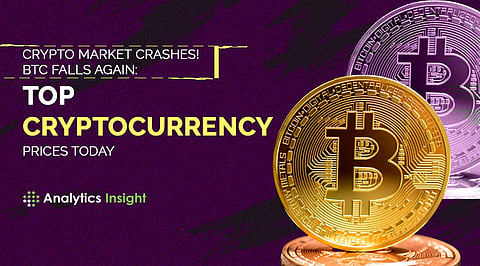 Crypto Market Crashes! BTC Falls Again: Top Cryptocurrency Prices Today