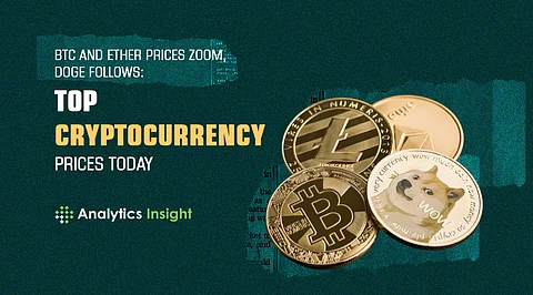 BTC and Ether Prices Zoom, DOGE Follows: Top Cryptocurrency Prices Today