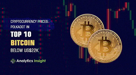 Cryptocurrency Prices: Polkadot in Top 10, Bitcoin below US$22K