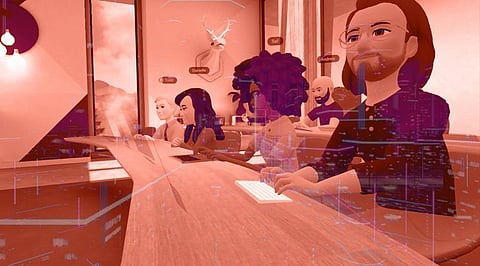 Official Meetings in Metaverse! Is Presenting as an Avatar not Funny?