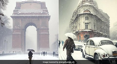 AI Depicts Indian Metropolitan Cities Covered in Snow! Looks Surreal