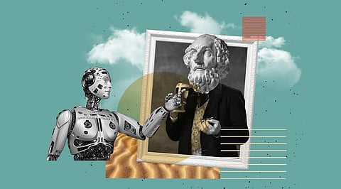 Time Travel with historical personalities. This AI will play the host.
