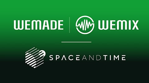Wemade announces Partnership with Space and Time to Power Blockchain and Gaming Services