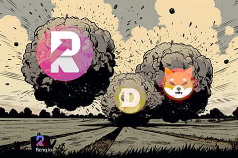 Dogecoin (DOGE), RenQ Finance (RENQ), and Shiba Inu (SHIB) are the 3 tokens under $1 to explode