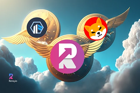 3 tokens under $4 set to fly in April 2023 are Arbitrum (ARB), Shiba Inu (SHIB), and RenQ Finance (RENQ)