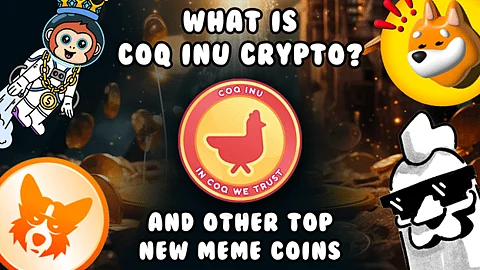 What is Coq Inu Coin ($COQ)? Top New Meme Coins in 2024 Featuring Dogwifhat, Corgi AI, ApeMax, CoqInu, Bonk, SamoyedCoin, and Tosh