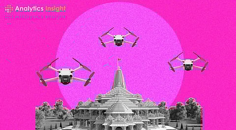 AI-Powered Drones and Cameras Secure Ram Mandir Inauguration