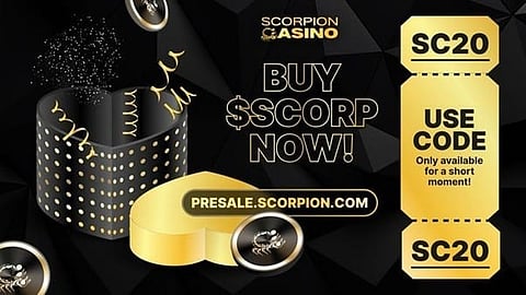 Don’t Miss Out On The Best Crypto Presale Of The Year: Scorpion Casino Soars Beyond $3.5M!