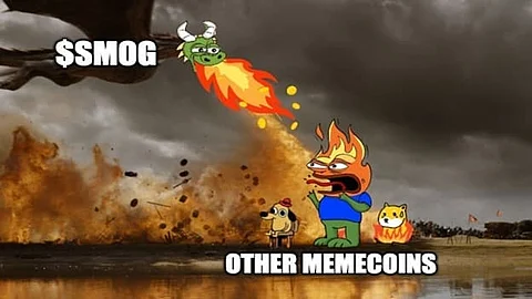 Smog Token Surges as it Dominates This Week’s Crypto Gainers Amind Meme Coin Hype