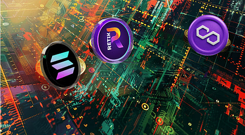 Best 3 Cryptos for Long-Term Stability: Solana (SOL), Retik Finance (RETIK), and Polygon (MATIC)