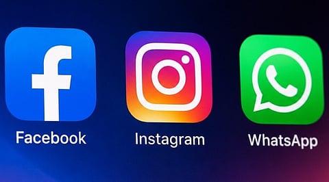 WhatsApp, Instagram, Facebook