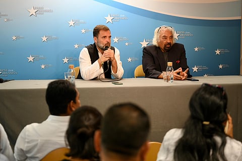 பெல்ஜியத்தில் ராகுல் காந்தி