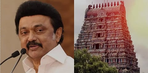 மு.க.ஸ்டாலின் - மாம்பலம் காசி விஸ்வநாதர் கோயில்