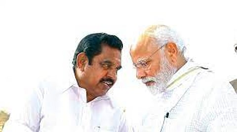 பிரதமர் மோடியுடன் எடப்பாடி பழனிசாமி