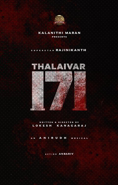 தலைவர் 171 போஸ்டர் வெளியீடு