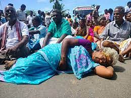 பரந்தூர் மக்கள் போராட்டம்