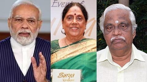 மன் கி பாத் நிகழ்ச்சியில் எழுத்தாளர் சிவசங்கரி, ஆய்வாளர் அ.கா.பெருமாளை பாராட்டிப் பேசிய பிரதமர் மோடி